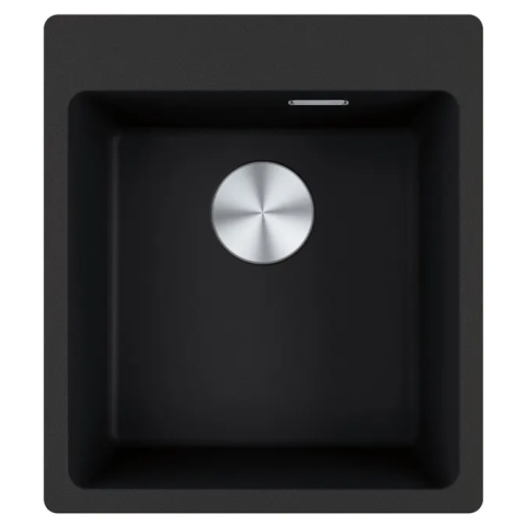 Franke MRG 610-39 FTL Maris 花崗岩 檯面 單星盆 (瑪瑙黑) (114.0659.200)